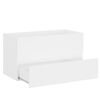 vidaXL Meubles de salle de bain blanc bois d'ing&eacute;nierie