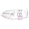 vidaXL Serre avec cadre en acier blanc 60 m&sup2; 12x5x2,3 m