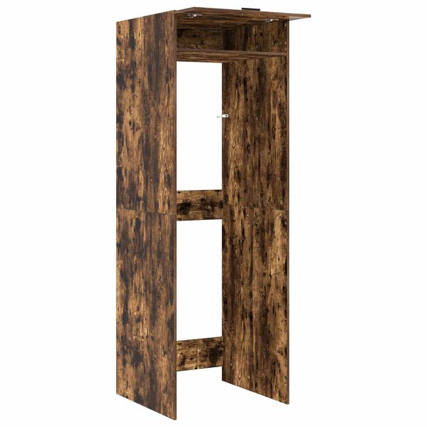 vidaXL Armoire pour machine &agrave; laver Ch&ecirc;ne fum&eacute; 67,5 x 68 x 200 cm