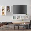 vidaXL Ensemble de meubles TV 4 pcs Blanc Bois d'ing&eacute;nierie