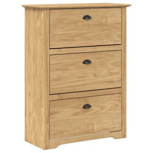 vidaXL Rack &agrave; chaussures BODO 80 x 35 x 118 cm Bois d'ing&eacute;nierie