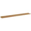 vidaXL &Eacute;tag&egrave;re Murale 4 pcs Marron 100 x 9 x 3 cm Bois d'ing&eacute;nierie