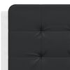 vidaXL Cadre de lit avec LED sans matelas Zadar blanc et noir 140x200 cm