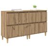 vidaXL Buffets 2 pcs Ch&ecirc;ne artisanal 60 x 35 x 70 cm Bois d'ing&eacute;nierie