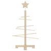 vidaXL Arbre de No&euml;l en bois pour d&eacute;coration 75 cm bois massif de pin