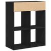 vidaXL Biblioth&egrave;que noir 66x31x80 cm bois d'ing&eacute;nierie