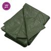 vidaXL B&acirc;che 180 g/m&sup2; 3x3 m Vert PEHD