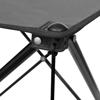 Table de camping pliante grise
