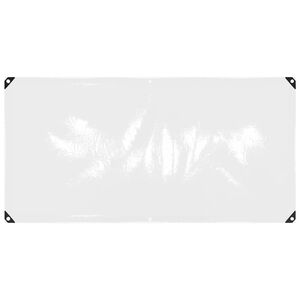 vidaXL B&acirc;che transparente avec &oelig;illets 1x2 m PVC