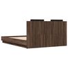 vidaXL Cadre de lit sans matelas ch&ecirc;ne marron 150x200 cm