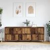 vidaXL Armoire de rangement 3 pcs Bois ancien 60 x 35 x 70 cm