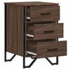 vidaXL Table de chevet ch&ecirc;ne marron 40x41x60 cm bois d'ing&eacute;nierie