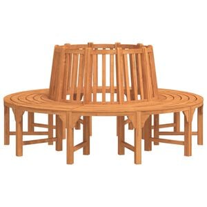vidaXL Banc de tour d'arbre rond &Oslash;208 cm bois massif eucalyptus