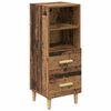 vidaXL Buffet Bois ancien 34 x 34,5 x 90 cm Bois d'ing&eacute;nierie