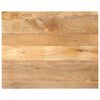 vidaXL Dessus de table 90x80x2,5 cm rectangulaire bois massif manguier