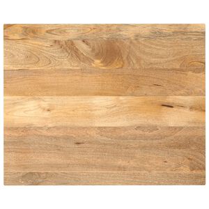 vidaXL Dessus de table 90x80x2,5 cm rectangulaire bois massif manguier