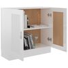 vidaXL Biblioth&egrave;que Blanc brillant 82,5x30,5x80 cm Bois d&rsquo;ing&eacute;nierie