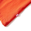 T-shirt enfants &agrave; manches longues orange fonc&eacute; 92