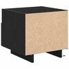 vidaXL Cabinet de chevet avec tiroir 2 pcs Ch&ecirc;ne noir 40 x 39 x 37 cm