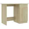 vidaXL Bureau Ch&ecirc;ne sonoma 100x50x76 cm Bois d&rsquo;ing&eacute;nierie