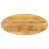 vidaXL Dessus de table 80x40x2,5 cm ovale bois massif de manguier