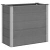 vidaXL Lit sur&eacute;lev&eacute; de jardin WPC 100x50x91 cm Gris