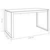 vidaXL Bureau d'ordinateur Noir 120x60x70 cm