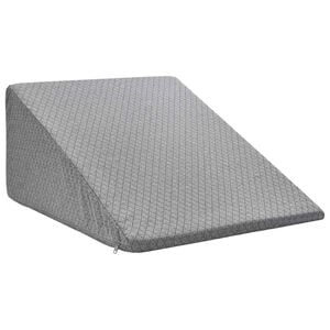 vidaXL Coussin pour les jambes 60 x 50 x 30 cm Doux Gris