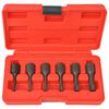 vidaXL Kit d'extracteurs de vis Acier 6 pi&egrave;ces