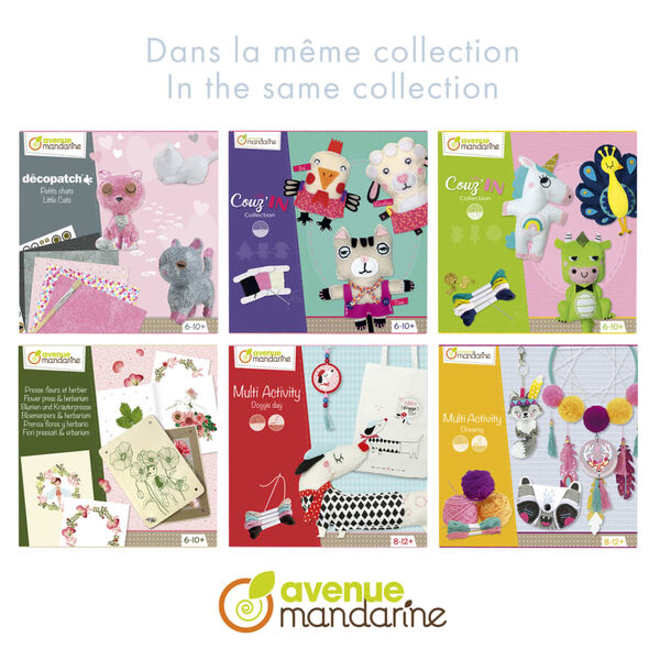 Avenue Mandarine Bo&icirc;te de jeu multi-activit&eacute;s Louise & Leon