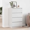 vidaXL Buffet Blanc 60x35x98,5 cm Bois d'ing&eacute;nierie