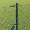 vidaXL Poteau de cl&ocirc;ture. Vert 10 x 1,6 m (maillage 60 x 60 mm)