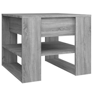 vidaXL Table basse sonoma gris 55,5x55x45 cm bois d'ing&eacute;nierie
