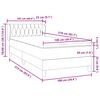 vidaXL Sommier &agrave; lattes de lit avec matelas rose 100x210 cm velours