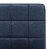vidaXL Chaises &agrave; manger lot de 4 bleu tissu