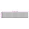 vidaXL Tapis rectangulaire gris 100x500 cm bambou