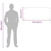 vidaXL Protection de cuisine 2 pcs Transparent 110 x 50 cm