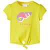 T-shirt pour enfants jaune 116
