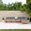vidaXL Salon de jardin 5 pcs avec coussins bois massif douglas