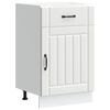 vidaXL Armoire de cuisine Lucca blanc bois d'ing&eacute;nierie