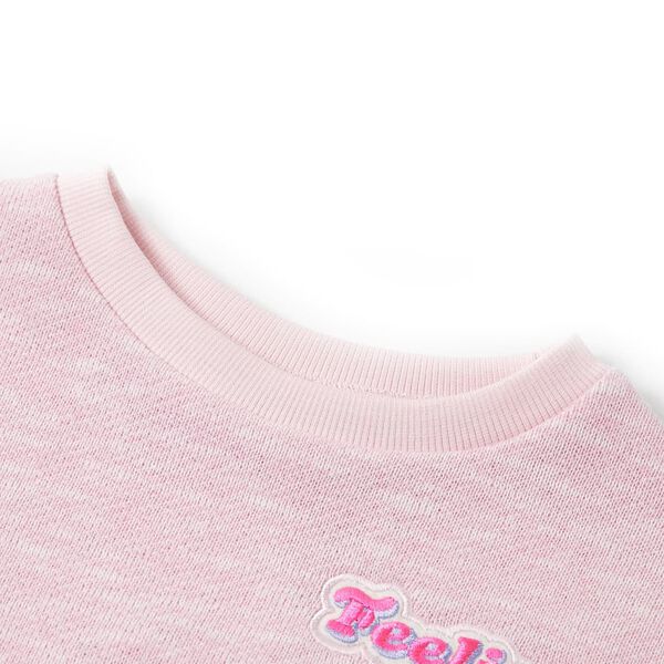Sweatshirt pour enfants lilas clair 92