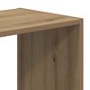 vidaXL Biblioth&egrave;que ch&ecirc;ne artisanal 68,5x32x68,5 cm bois d'ing&eacute;nierie