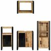 vidaXL Ensemble de mobilier de salle de bain avec &eacute;tag&egrave;re 4 pcs