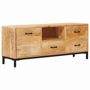 vidaXL Supports de t&eacute;l&eacute;vision avec tiroir Marron 110 x 30 x 46 cm