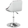 vidaXL Chaise de salle &agrave; manger Marron et blanc Similicuir