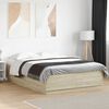 vidaXL Cadre de lit sans matelas ch&ecirc;ne sonoma 160x200 cm