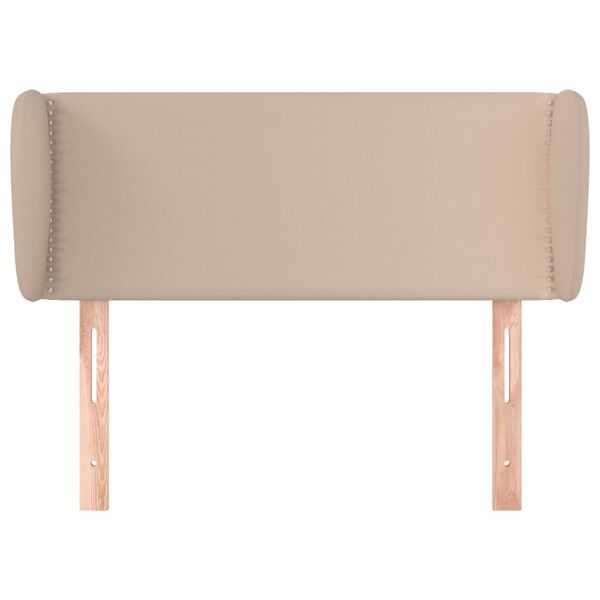 vidaXL T&ecirc;te de lit avec oreilles Cappuccino 83x23x78/88 cm Similicuir