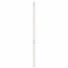 vidaXL T&ecirc;te de lit Blanc 206x4x100 cm Bois massif de pin