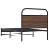vidaXL Cadre de lit sans matelas 100x190 cm ch&ecirc;ne marron