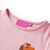 T-shirt enfants &agrave; manches longues rose clair 104